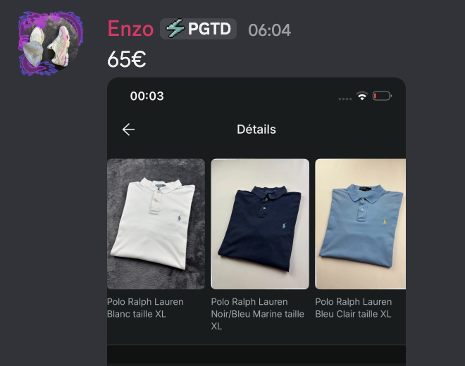 Résultat membre 9
