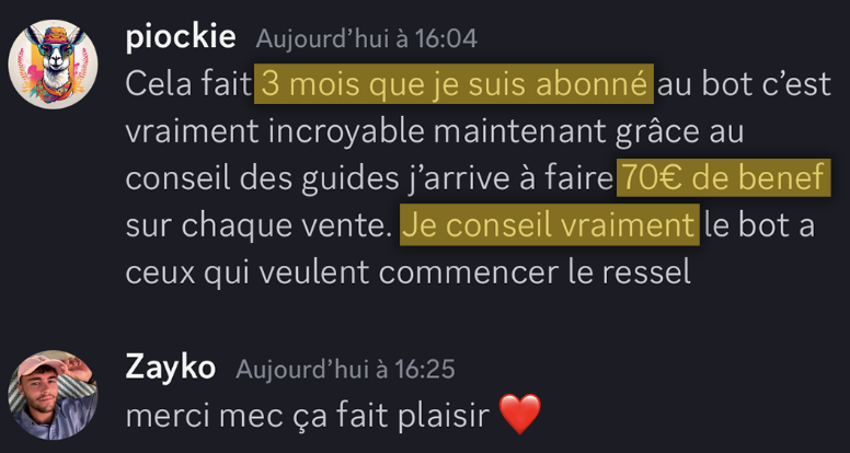 Témoignage écrit membre 1