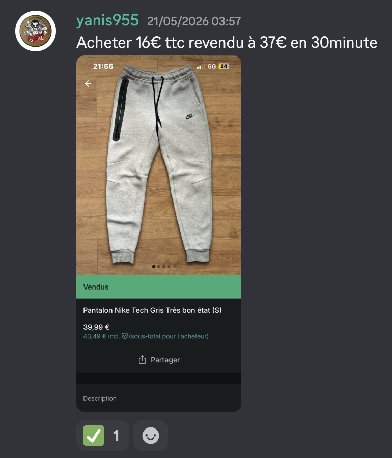 Résultat membre 7
