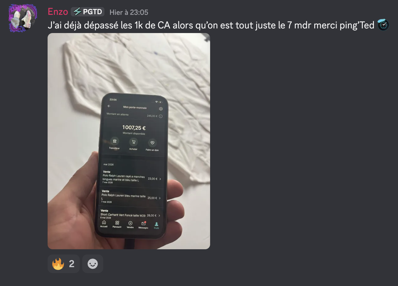Résultat membre 3